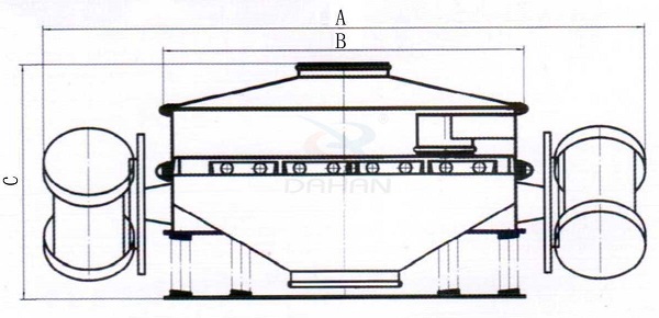 直排式振動篩外形圖