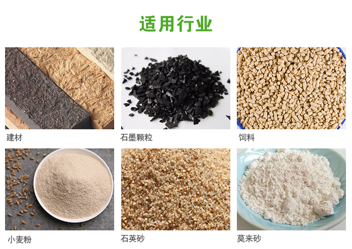 高頻振動(dòng)篩主要用于化工，建材，石墨顆粒，飼料，小麥粉，石英砂，豆?jié){，果汁等各種物料的干法、濕法篩分、分級、脫水，過濾。